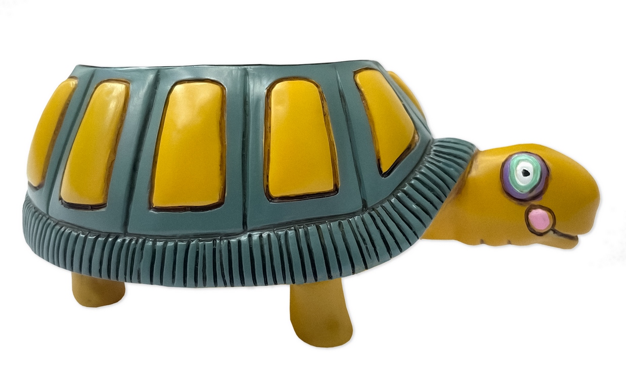 Set of 3 - Flipper Turtle planter, W 25 x 10cm