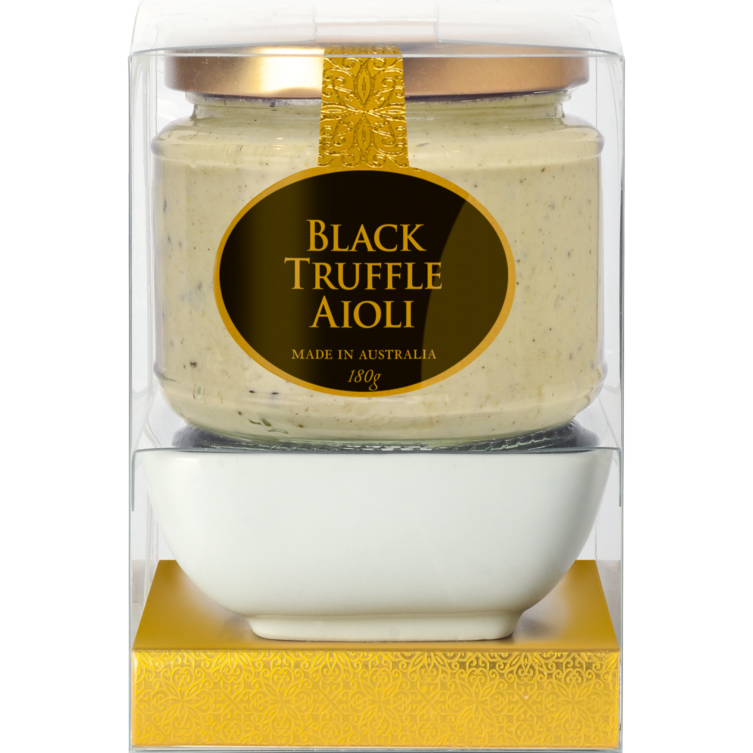 Dipping Bowl Set - Black Truffle Aioli 180g