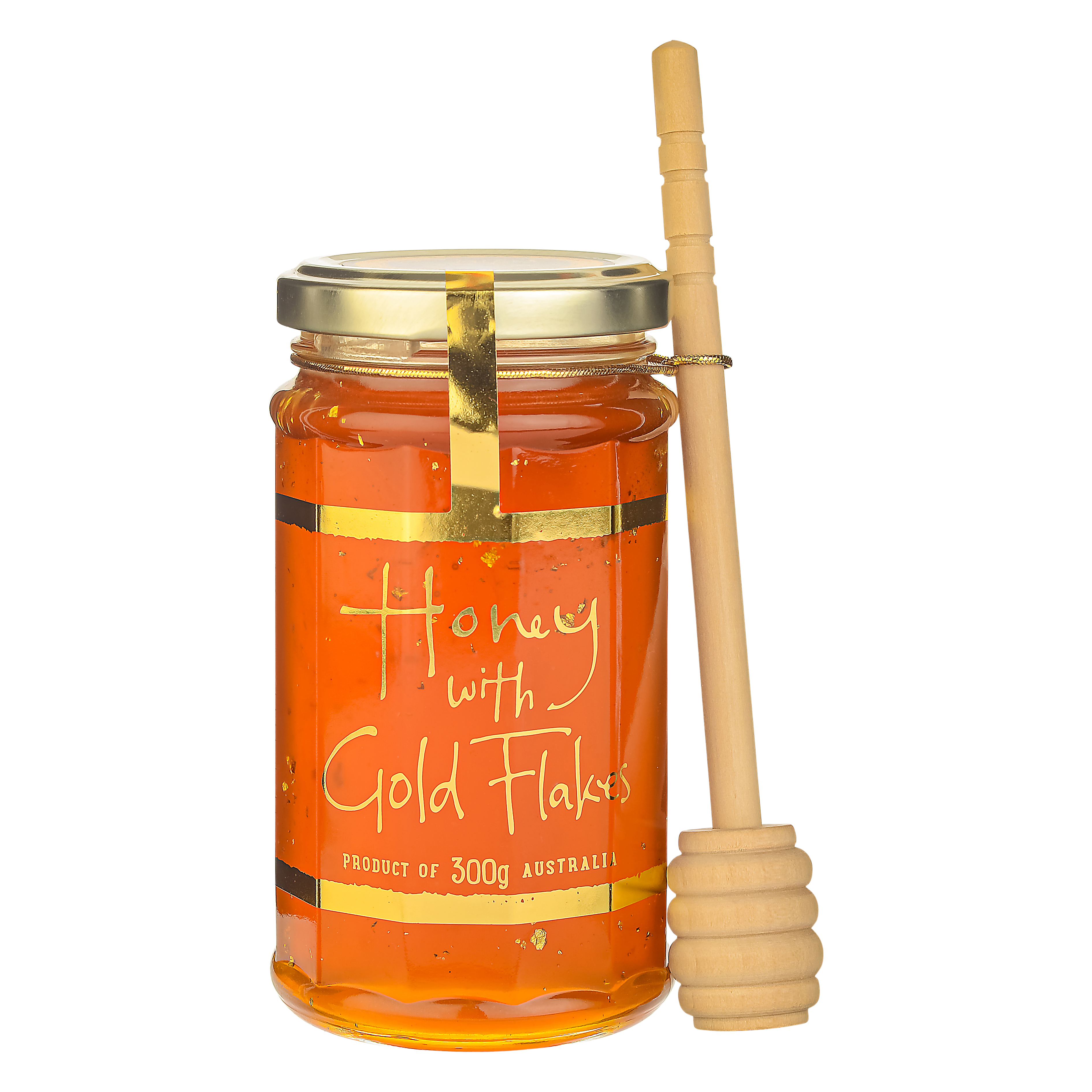 Honey with Gold Flakes with Dipper 300g