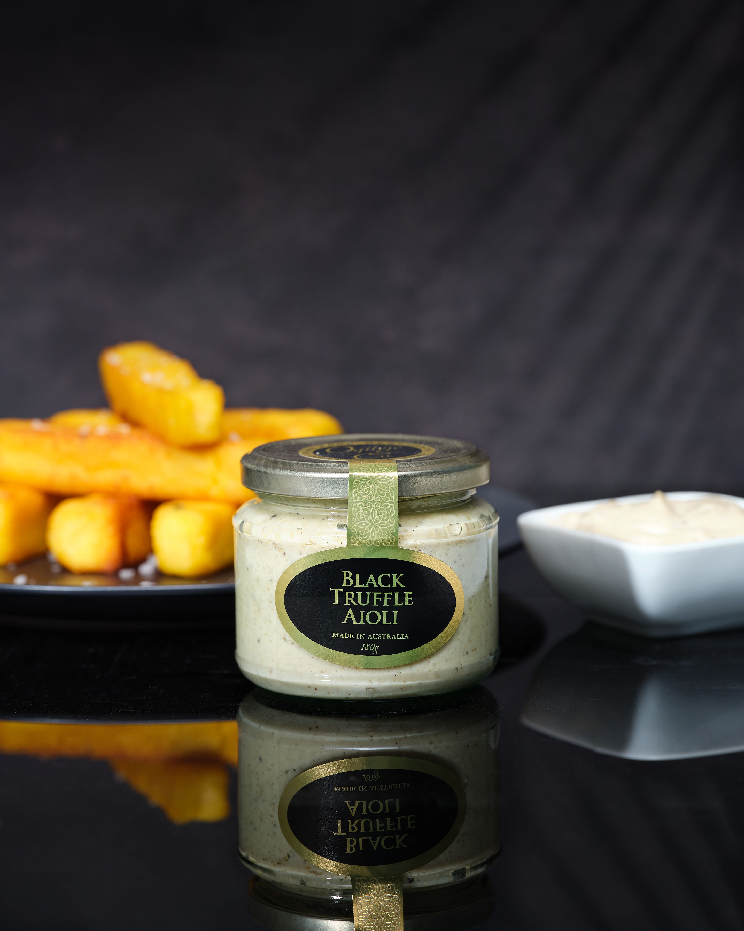 Dipping Bowl Set - Black Truffle Aioli 180g