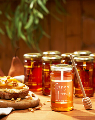 Ginger Honey with Dipper 300g