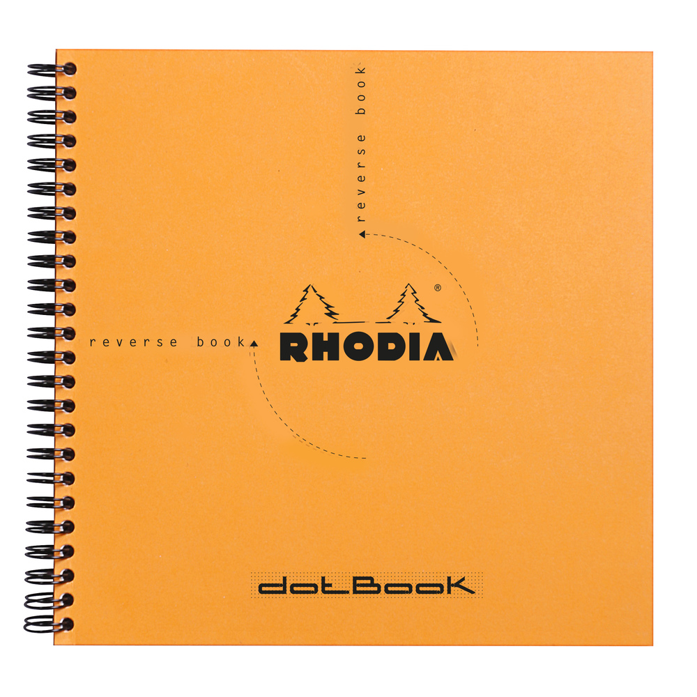 Wholesale Rhodia Reverse Book Wirebound 2in1 Notepad & Notebook