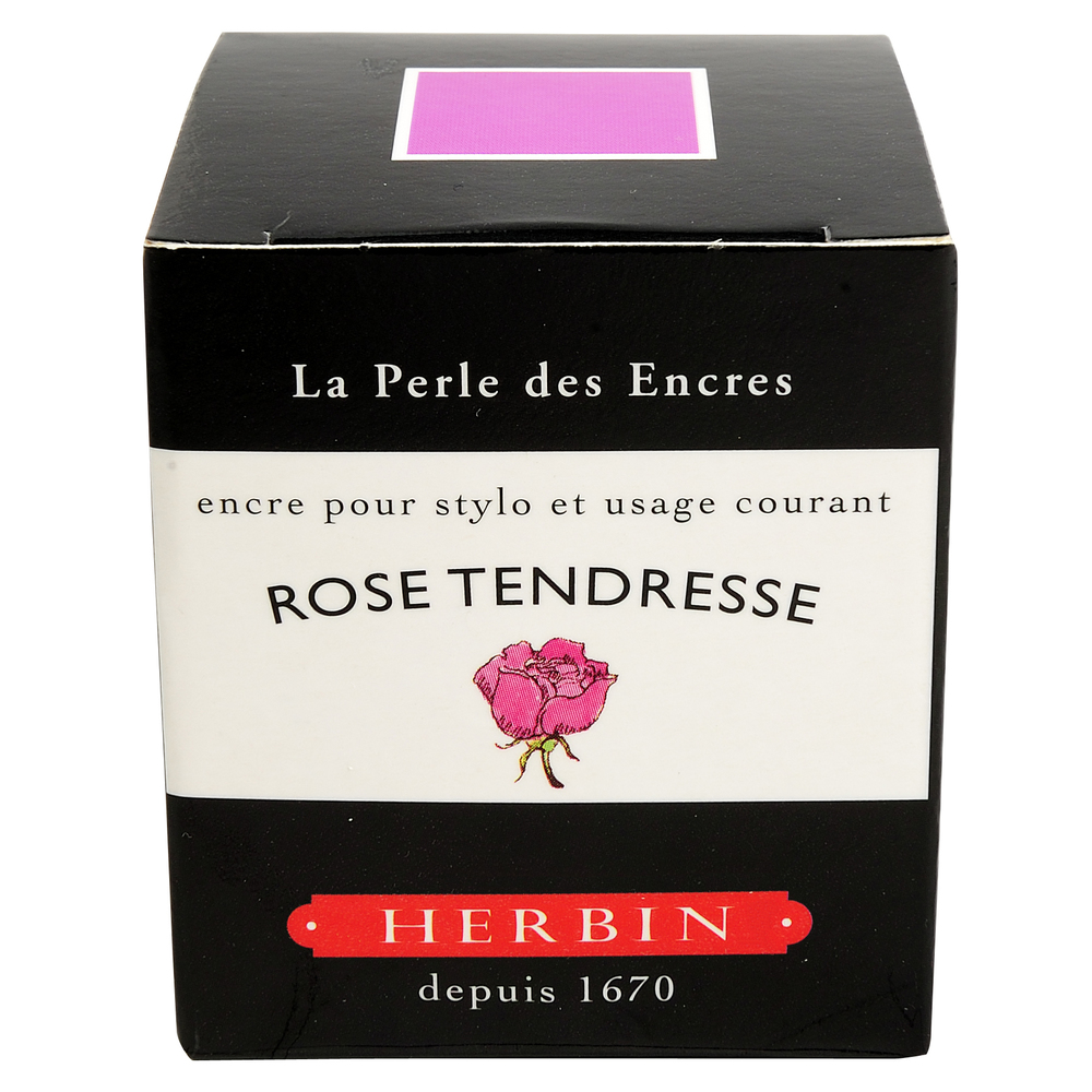 Jacques Herbin - 'D' Writing Ink - 30mL Bottle - Rose Tendresse (Pink Tenderness)