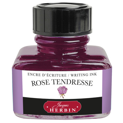Jacques Herbin - 'D' Writing Ink - 30mL Bottle - Rose Tendresse (Pink Tenderness)