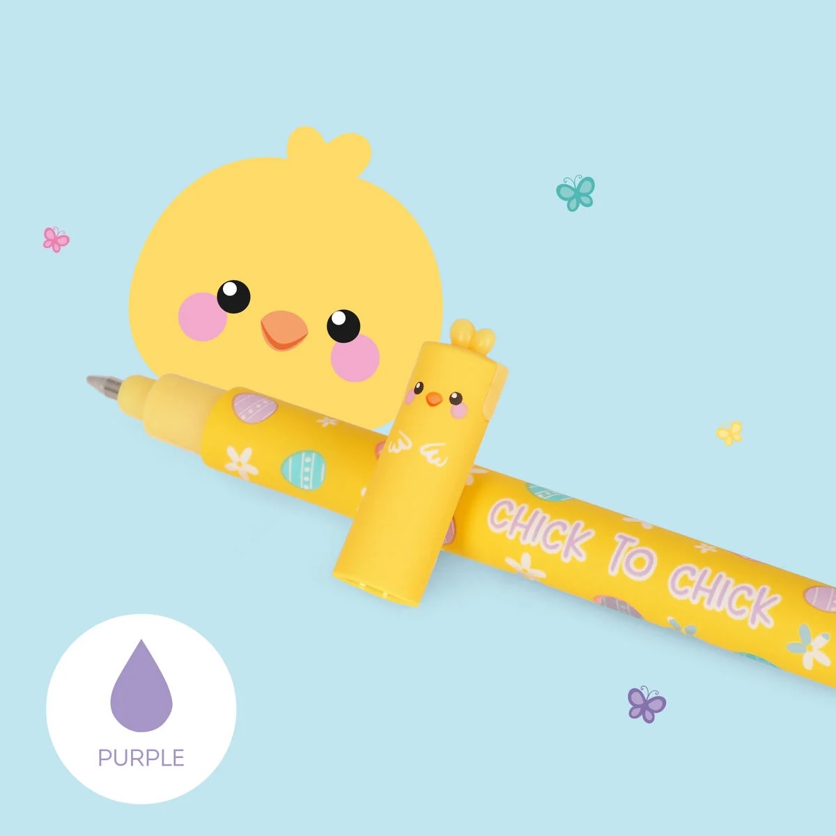 Legami - Set of 2 Erasable Gel Pen - Hoppy Easter (ships as a Pk of 12 - EPSETKIT10)