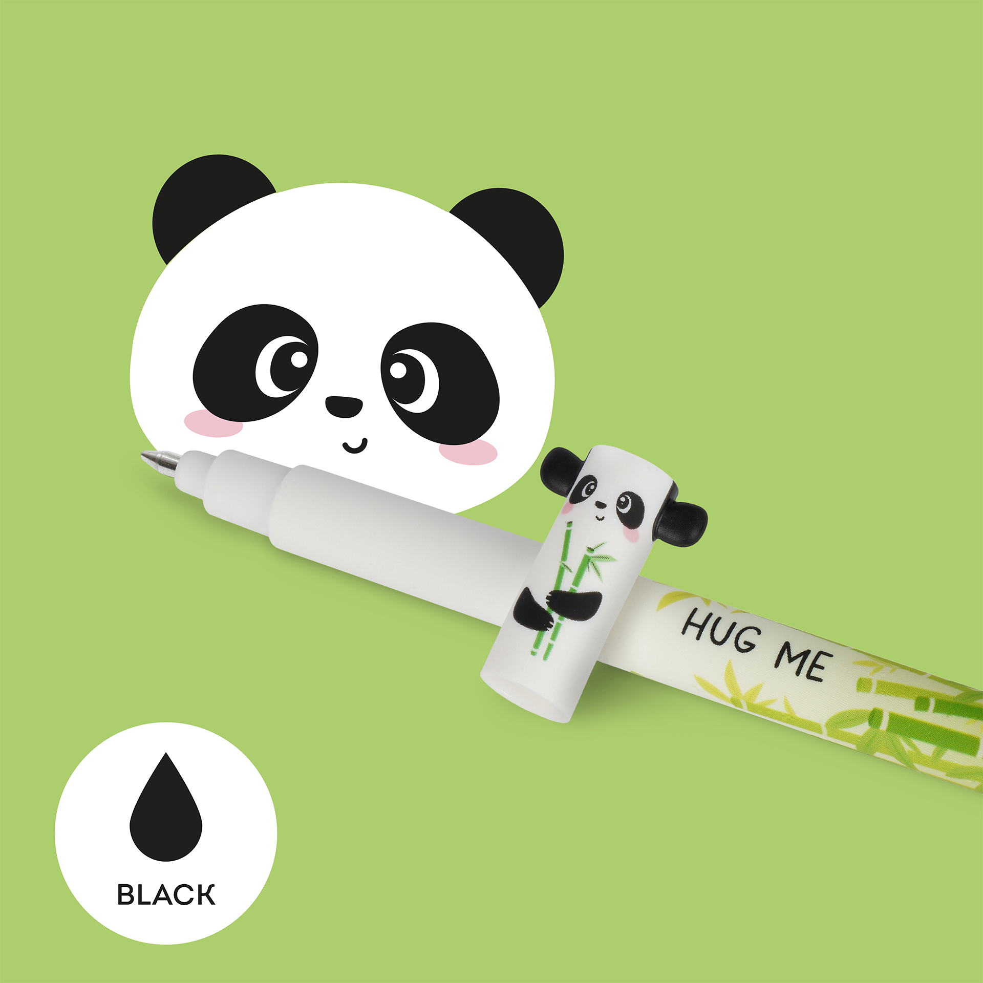 Legami - Erasable Gel Pen Single - Panda - Black Ink