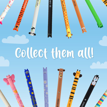 Legami - Erasable Gel Pen Single - Kitty - Black Ink