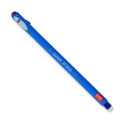 Legami - Erasable Gel Pen Single - Shark - Blue Ink