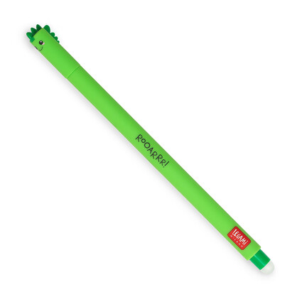 Legami - Erasable Gel Pen Single - Dino - Green Ink