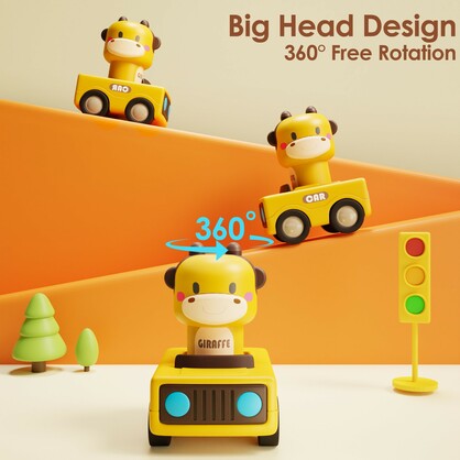 PRESS & GO RACING CAR - DISPLAY OF 12