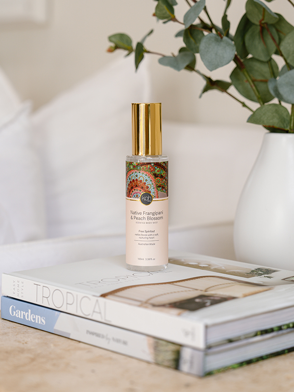 Aboriginal Native Frangipani & Peach Blossom Body Mist
