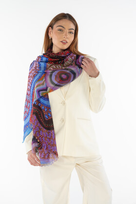 Aboriginal Our Country Rectangle Scarf