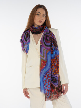 Aboriginal Our Country Rectangle Scarf