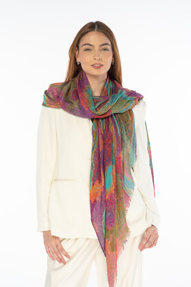 Aboriginal Pilbara Creeks Rectangle Scarf