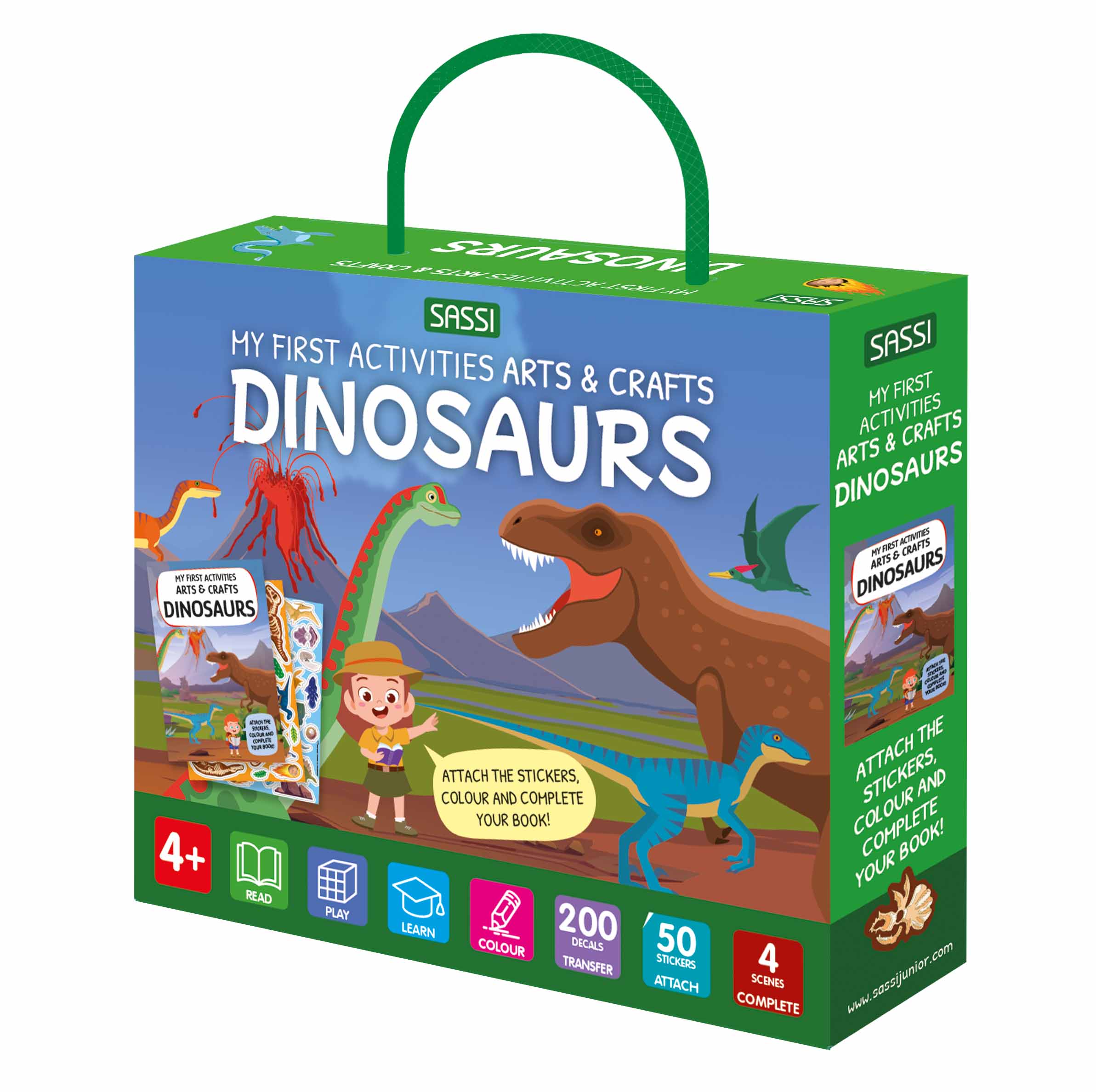 Wholesale Sassi Arts & Crafts - Dinosaurs - Axis Toys & Gifts - Fieldfolio