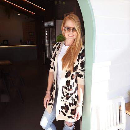 Amanda Cream and Leopard Cardigan Pack of 3 (S,M,L)
