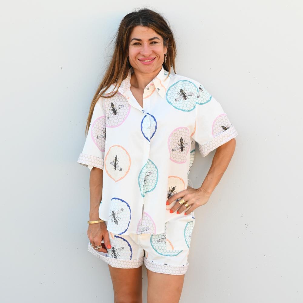 Honeycomb Bee "Tilly" Shorts - Pack of 3 (S,M,L)