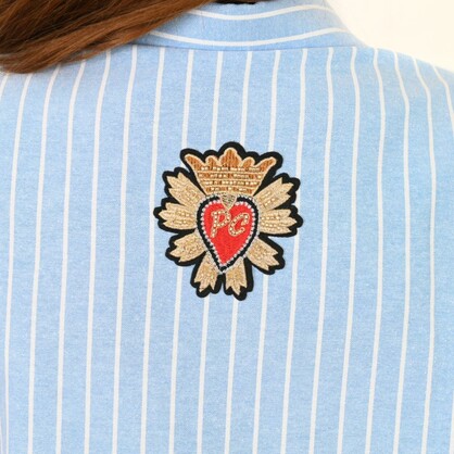 Crowned Bee "Julia" Blue - Pack of 4 (XS,S,M,L)