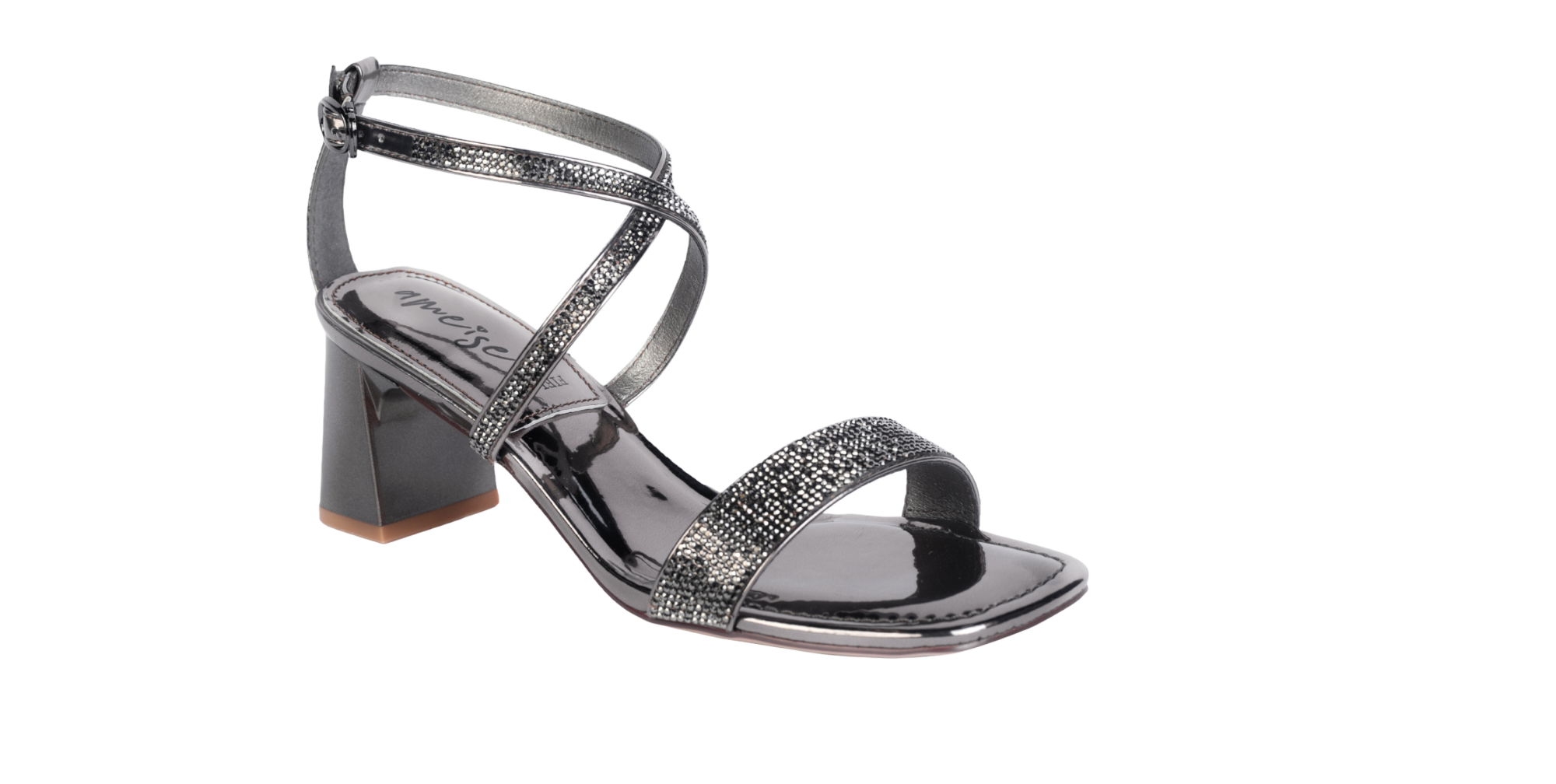FIFI PEWTER HEELS
