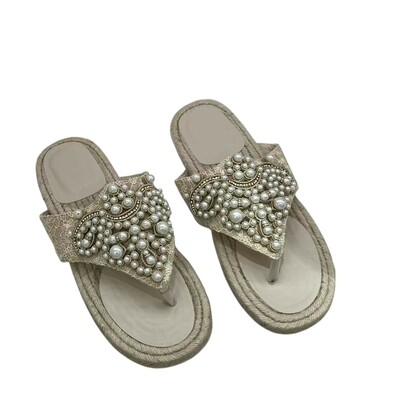 PEARL ESPADRILLE SANDALS