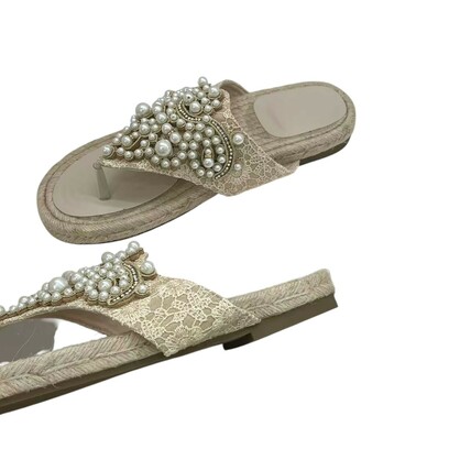 PEARL ESPADRILLE SANDALS