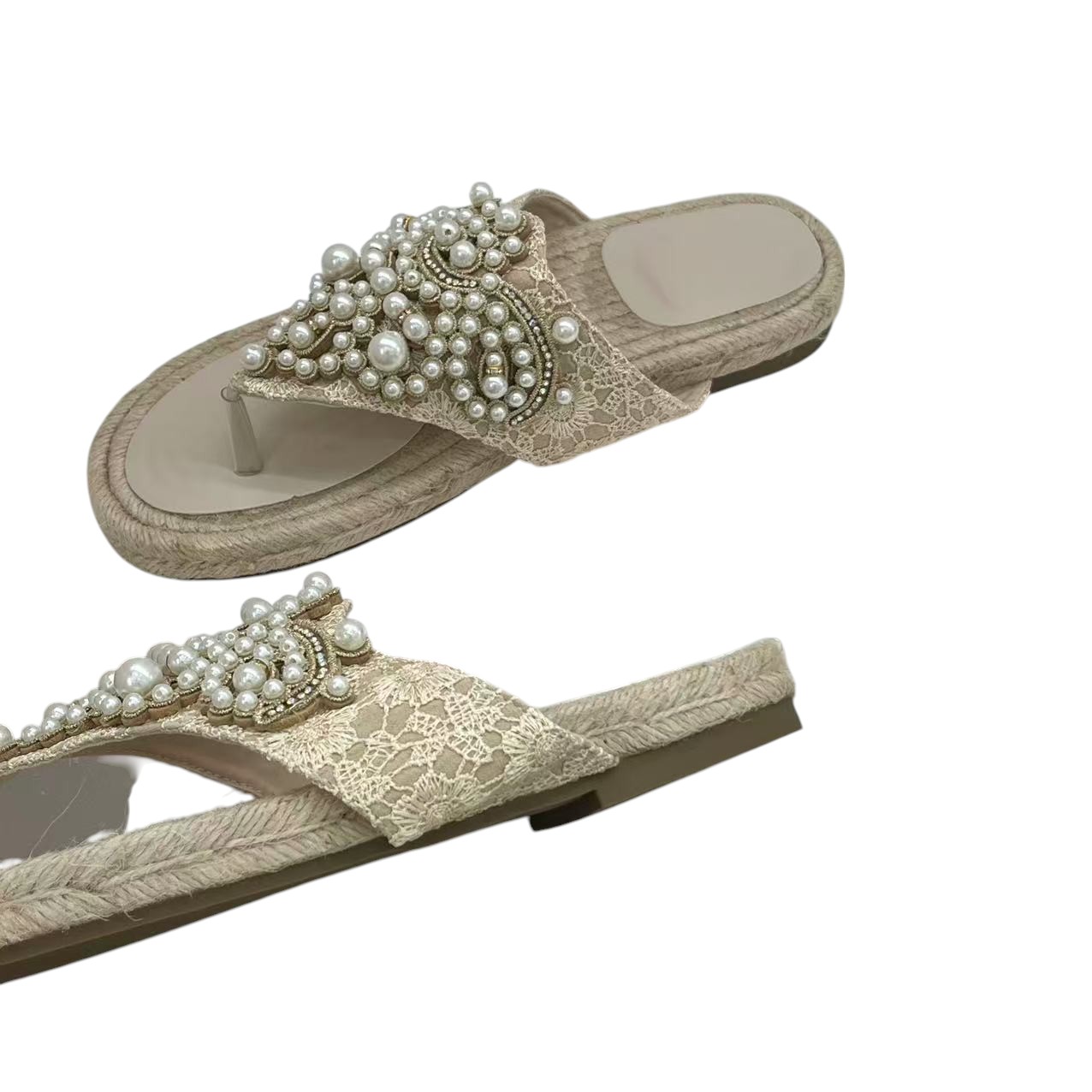 PEARL ESPADRILLE SANDALS