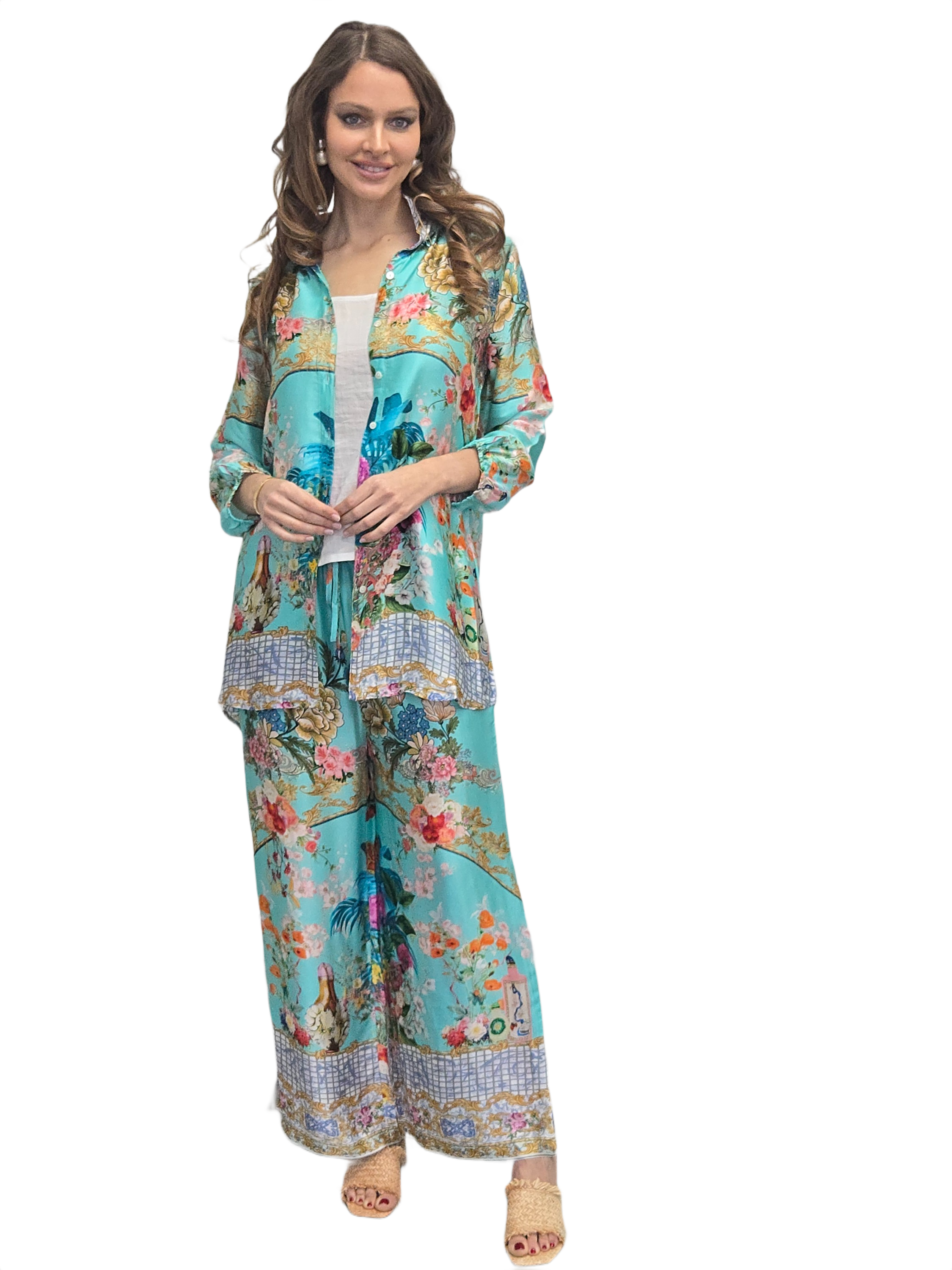 VAST MODAL SATIN SHIRT & PANTS