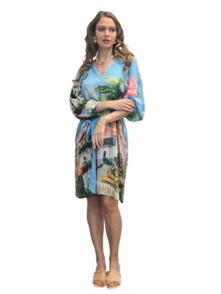 SORRENTO VISCOSE MODAL MIDI DRESS