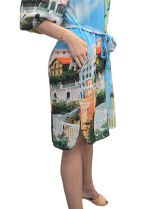 SORRENTO VISCOSE MODAL MIDI DRESS