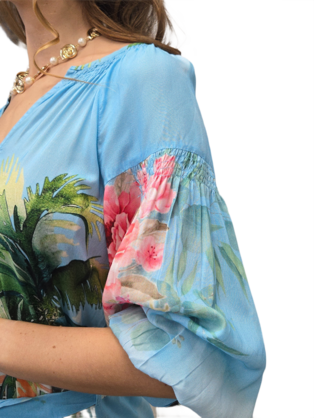 SORRENTO VISCOSE MODAL MIDI DRESS