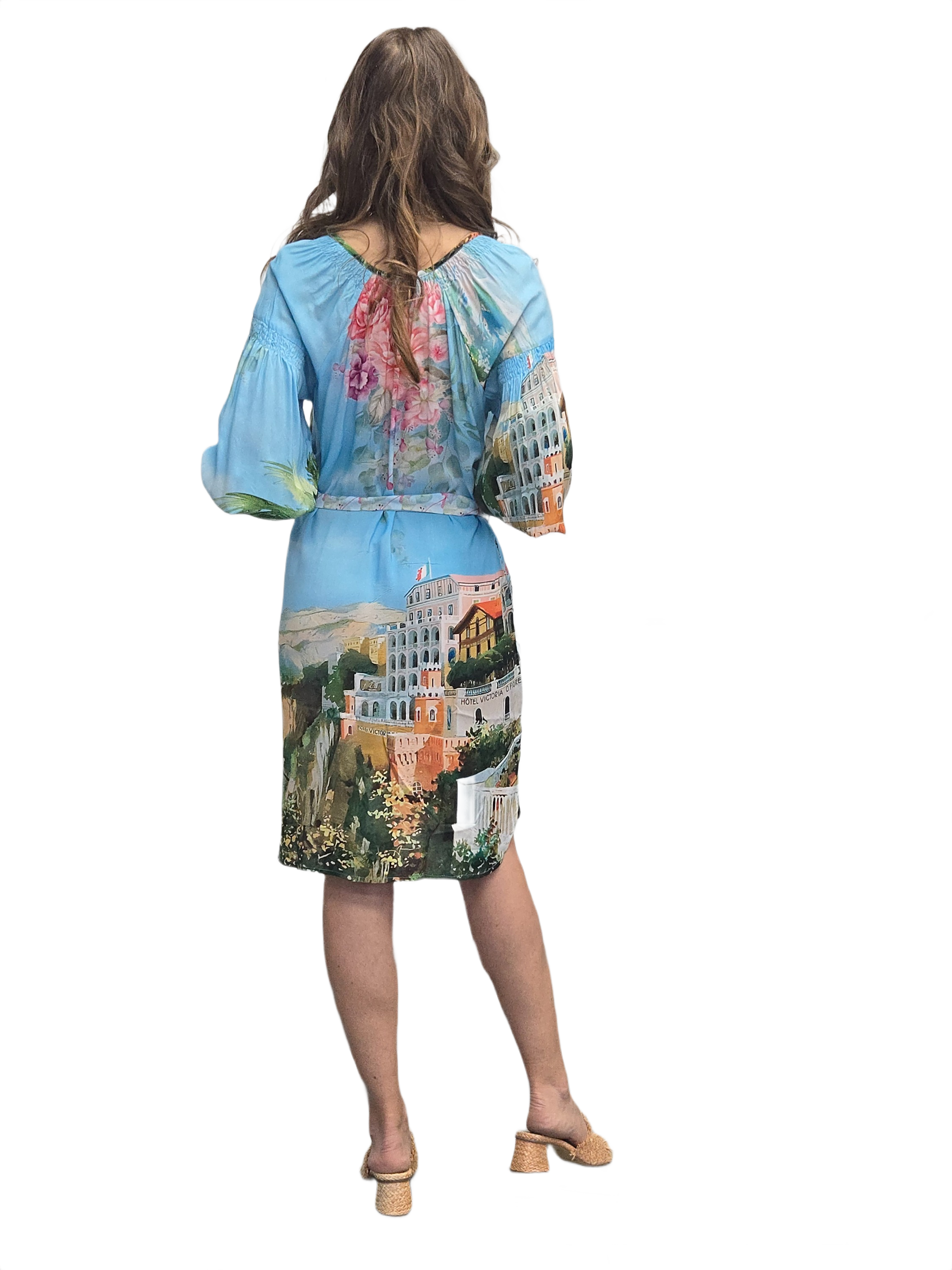 SORRENTO VISCOSE MODAL MIDI DRESS
