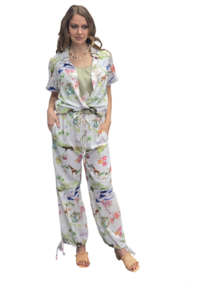 ISLAND VISCOSE LINEN SHIRT & PANTS