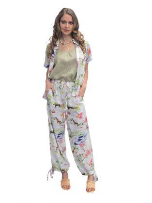 ISLAND VISCOSE LINEN SHIRT & PANTS
