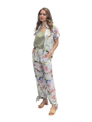 ISLAND VISCOSE LINEN SHIRT & PANTS