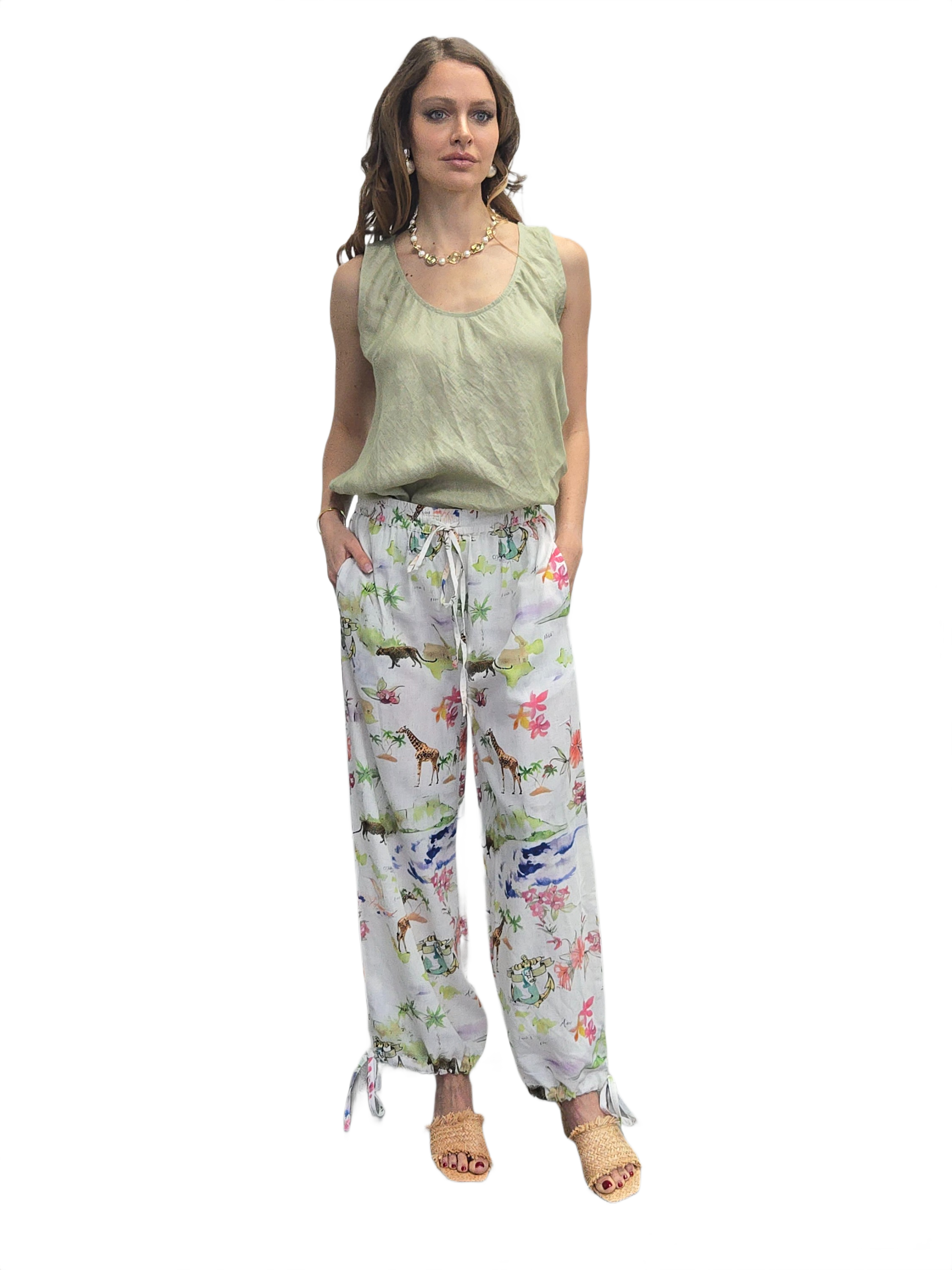 ISLAND VISCOSE LINEN SHIRT & PANTS