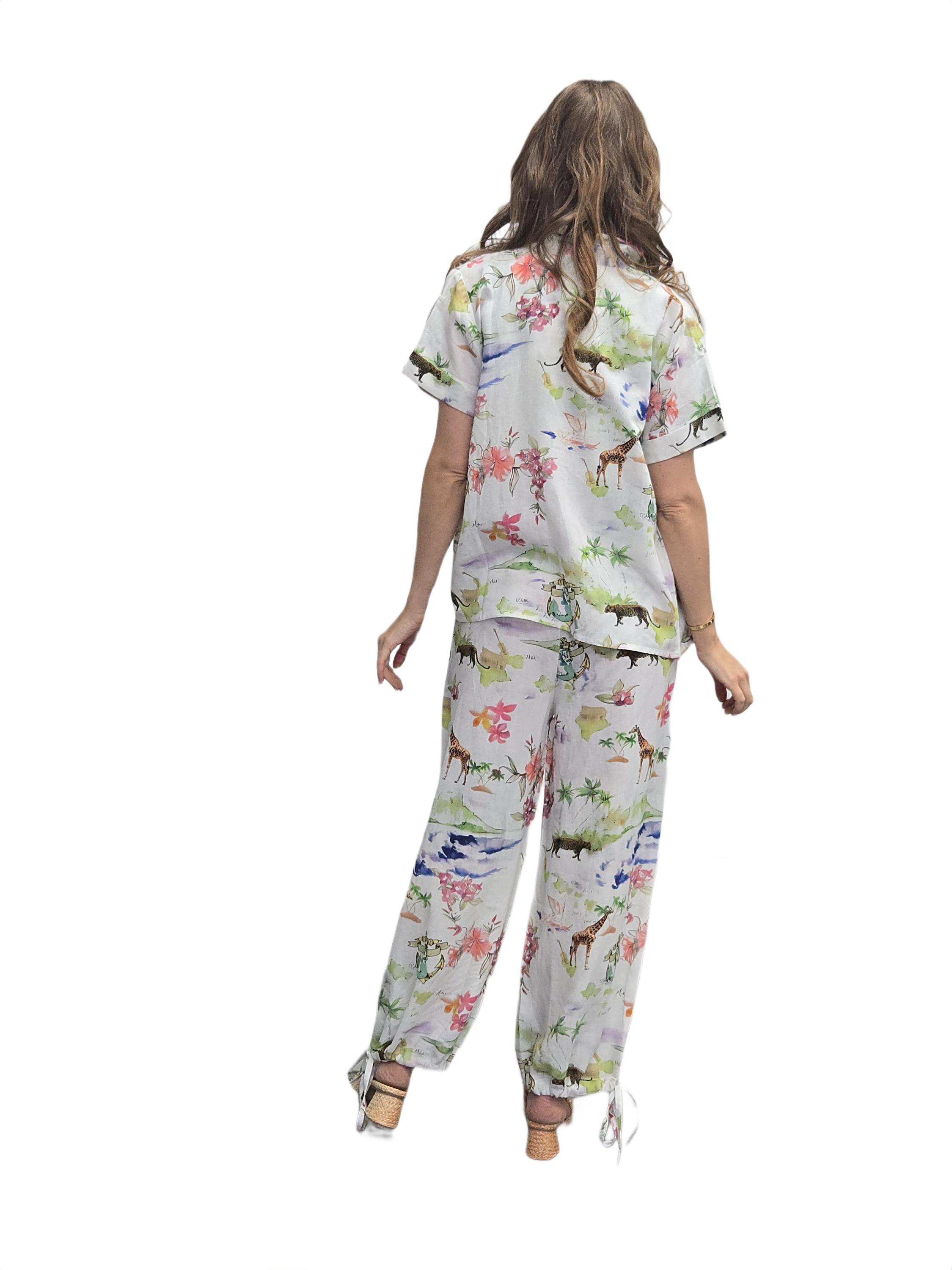 ISLAND VISCOSE LINEN SHIRT & PANTS