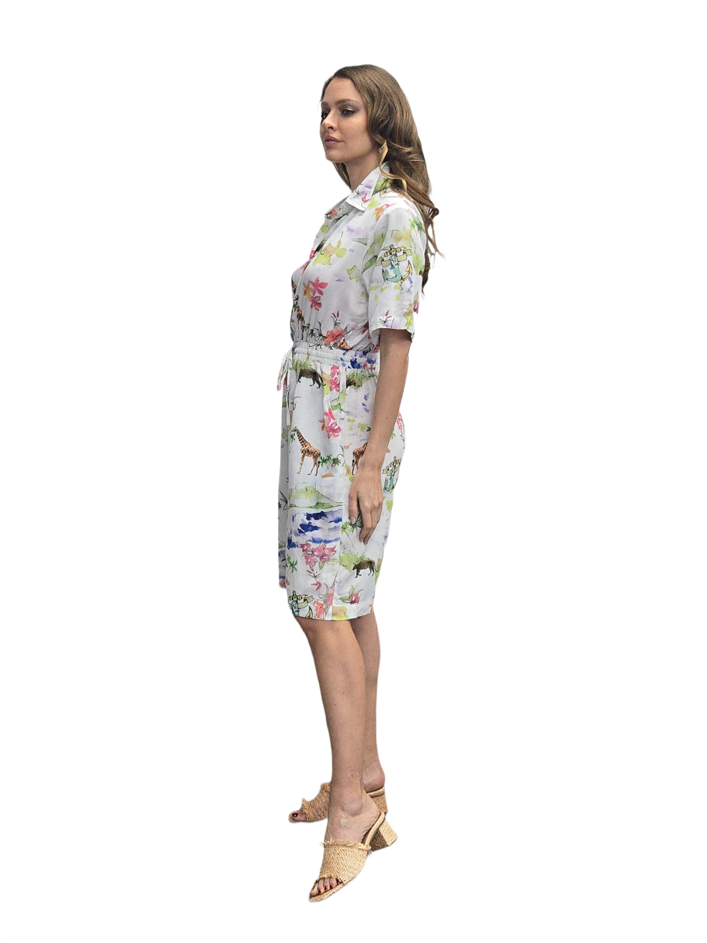 ISLAND VISCOSE LINEN JUMPSUIT