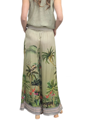 JUNGLE MODAL SATIN PANTS