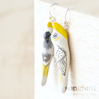 Sulphur-Crested Cockatoo Earrings