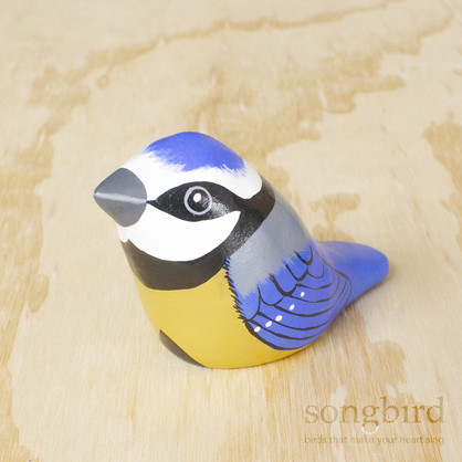 Blue Tit Paperweight Whistle