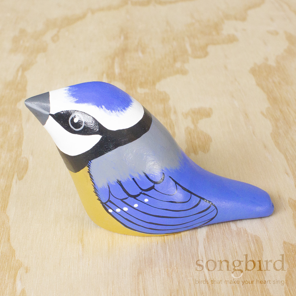 Blue Tit Paperweight Whistle