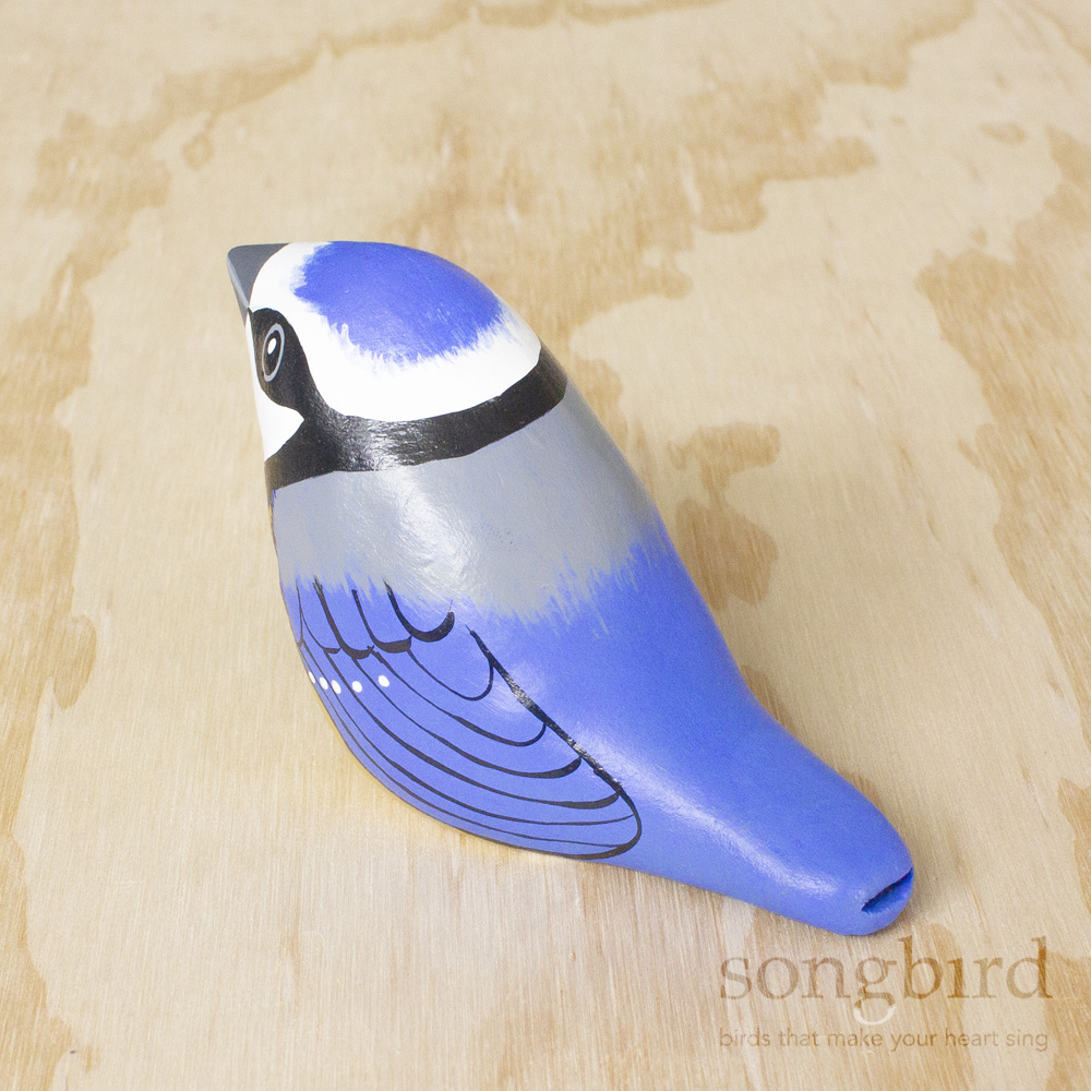 Blue Tit Paperweight Whistle