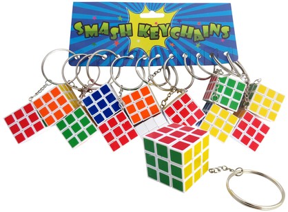 PUZZLE CUBE KEYCHAIN