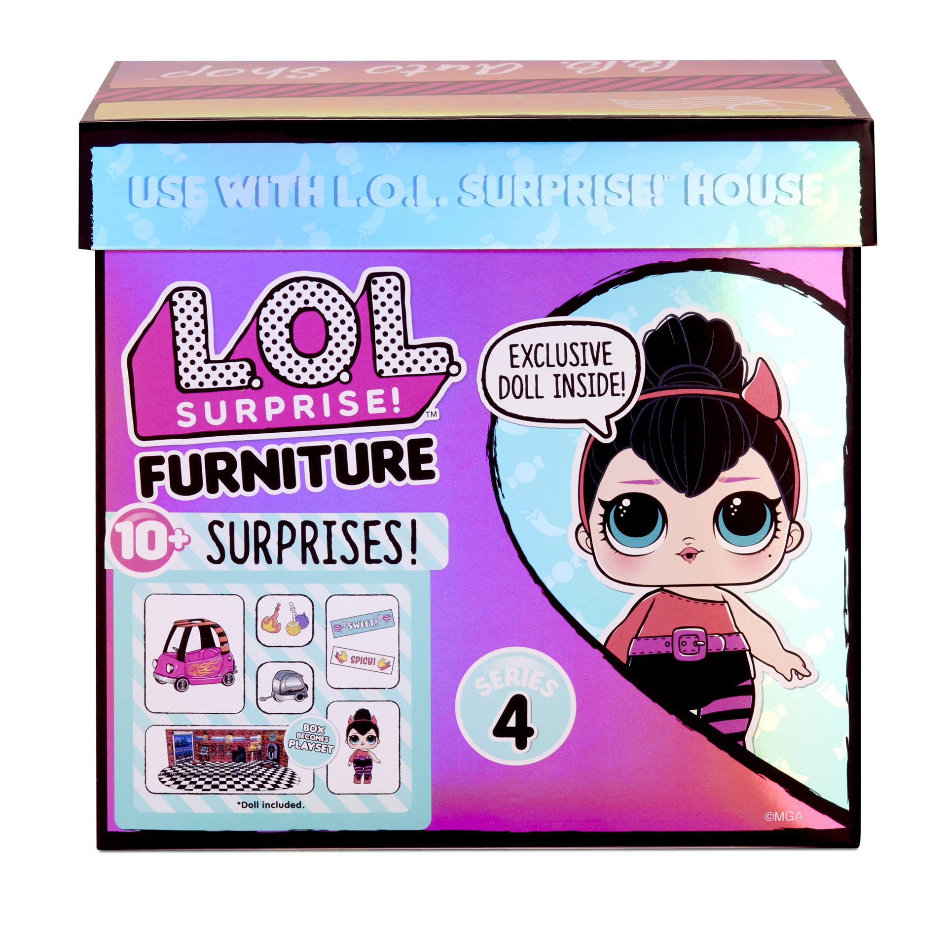 L.O.L. Surprise Furniture with Doll Asst in PDQ Series 4