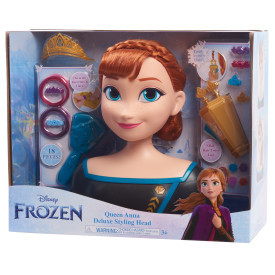 Disney Frozen 2 Queen Anna Deluxe Styling Head