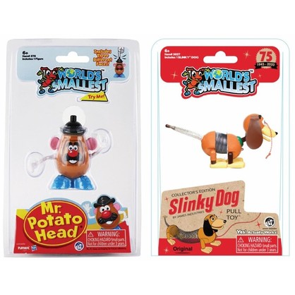 WORLDS SMALLEST MR POTATO HEAD & SLINKY