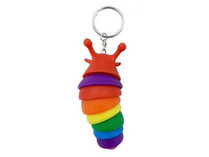 RAINBOW SLUG KEYCHAIN