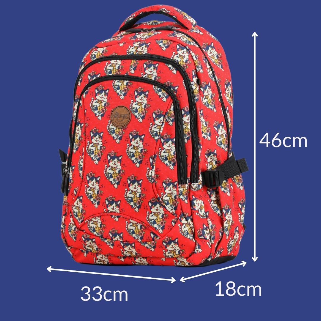 Wholesale Alimasy Lucky Cat Large Kids Backpack Fieldfolio