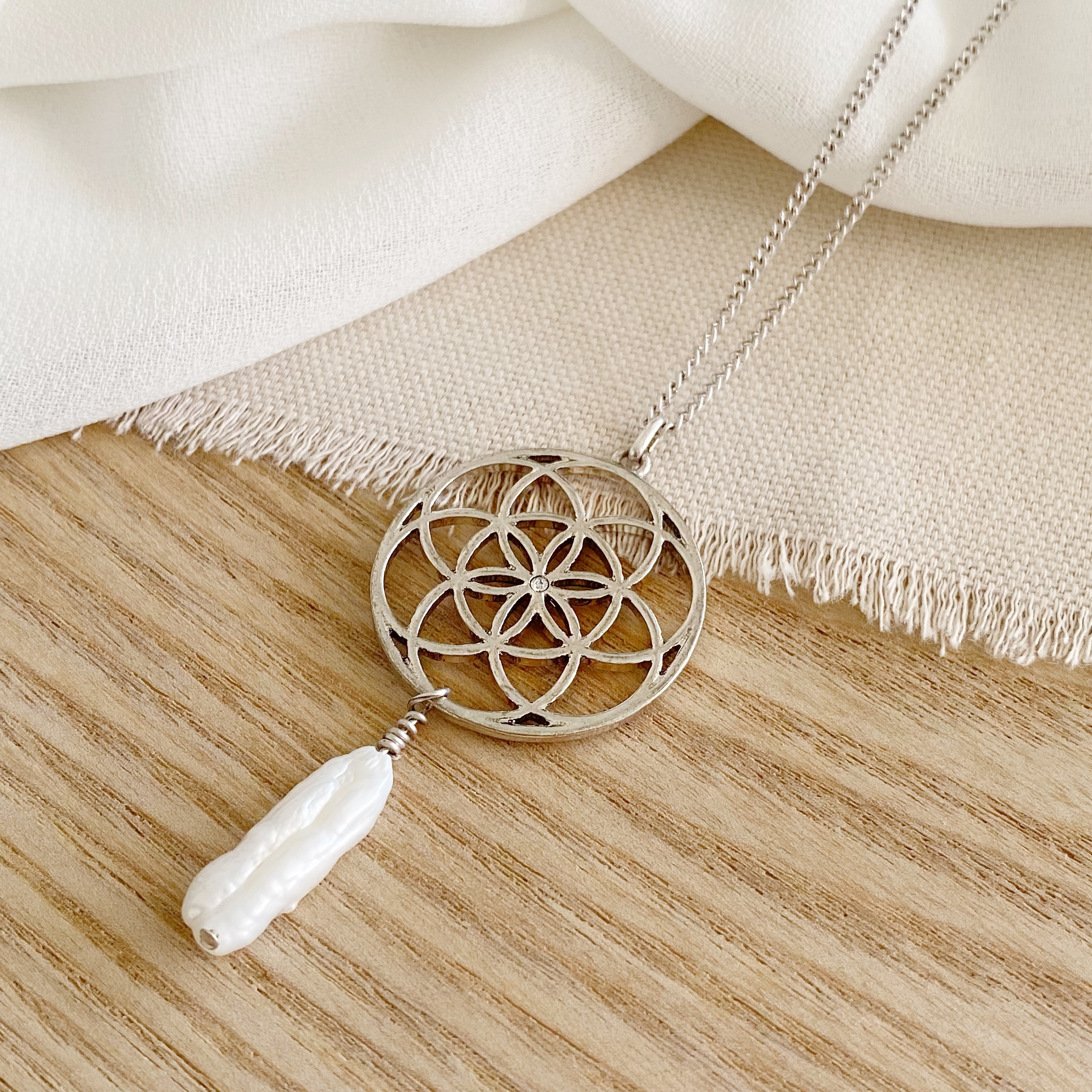 Rays of Sun Necklace | Silver