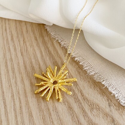 Solar Necklace | Gold
